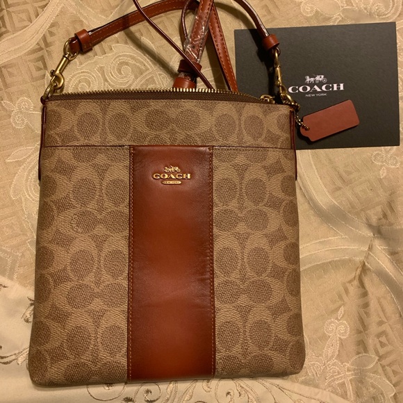 Coach Handbags - New Authentic Coach Signature Crossbody